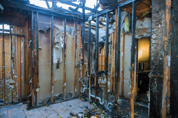 Professional Soot Cleanup technician working in Bentleyville, PA